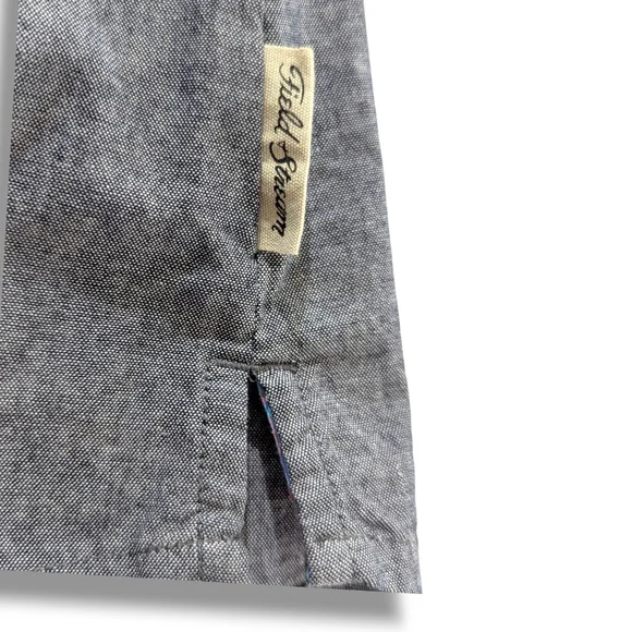 NWT WOMEN'S FIELD & STREAM SLEEVELESS MEDIUM SL CHAMBRAY TOP - Picture 5 of 13